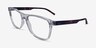 Armani Exchange AX3048 Shiny Crystal PlasticEyeglass Frames from EyeBuyDirect, Angle View
