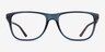 Armani Exchange AX3048 Clear Navy PlasticEyeglass Frames from EyeBuyDirect, Front View