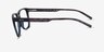 Armani Exchange AX3048 Clear Navy PlasticEyeglass Frames from EyeBuyDirect, Side View