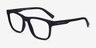 Armani Exchange AX3050 Matte Black PlasticEyeglass Frames from EyeBuyDirect, Angle View