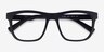 Armani Exchange AX3050 Matte Black PlasticEyeglass Frames from EyeBuyDirect, Closed View
