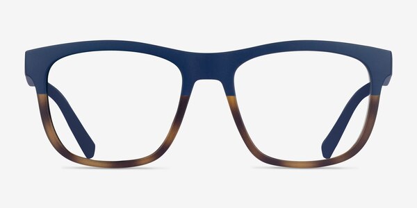 Armani Exchange AX3050 Matte Blue Tortoise Plastic Eyeglass Frames