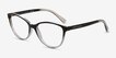Armani Exchange AX3053 Shiny Black Gray PlasticEyeglass Frames from EyeBuyDirect, Angle View