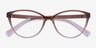 Armani Exchange AX3053 Gradient Transparent Brown PlasticEyeglass Frames from EyeBuyDirect, Closed View