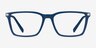Armani Exchange AX3077 Matte Blue PlasticEyeglass Frames from EyeBuyDirect, Front View