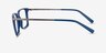 Armani Exchange AX3077 Blue PlasticEyeglass Frames from EyeBuyDirect, Side View