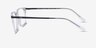Armani Exchange AX3077 Crystal Clear PlasticEyeglass Frames from EyeBuyDirect, Side View