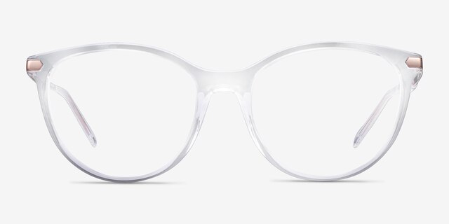 Armani Exchange AX3078 Shiny Crystal PlasticEyeglass Frames from EyeBuyDirect, Front View