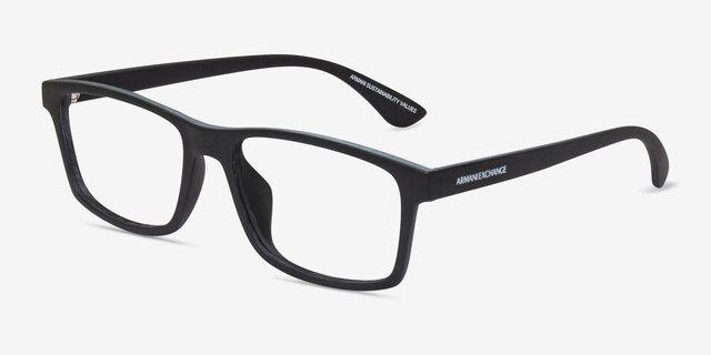 Armani Exchange AX3083U Matte Gray Eco-friendlyEyeglass Frames from EyeBuyDirect, Angle View