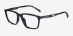 Armani Exchange AX3089U Matte Black Alternative MaterialsEyeglass Frames from EyeBuyDirect, Angle View