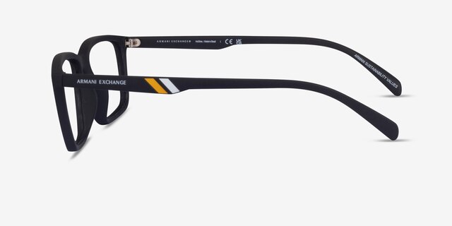 Armani Exchange AX3089U Matte Black Eco-friendlyEyeglass Frames from EyeBuyDirect, Side View