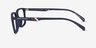 Armani Exchange AX3089U Matte Navy Eco-friendlyEyeglass Frames from EyeBuyDirect, Side View
