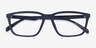 Armani Exchange AX3089U Matte Navy Eco-friendlyEyeglass Frames from EyeBuyDirect, Closed View