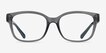 Armani Exchange AX3098 Shiny Transparent Gray PlasticEyeglass Frames from EyeBuyDirect, Front View