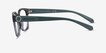 Armani Exchange AX3098 Shiny Transparent Gray PlasticEyeglass Frames from EyeBuyDirect, Side View