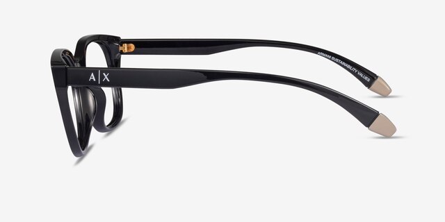 Armani Exchange AX3099U Black Eco-friendlyEyeglass Frames from EyeBuyDirect, Side View