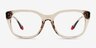 Armani Exchange AX3099U Transparent Champagne Eco-friendlyEyeglass Frames from EyeBuyDirect, Front View