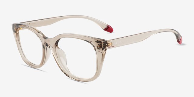 Armani Exchange AX3099U Transparent Champagne Eco-friendlyEyeglass Frames from EyeBuyDirect, Angle View