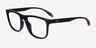Armani Exchange AX3101U Shiny Black Eco-friendlyEyeglass Frames from EyeBuyDirect, Angle View