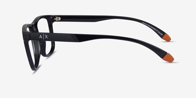 Armani Exchange AX3101U Shiny Black Eco-friendlyEyeglass Frames from EyeBuyDirect, Side View