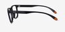 Armani Exchange AX3101U Shiny Black Eco-friendlyEyeglass Frames from EyeBuyDirect, Side View