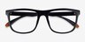 Armani Exchange AX3101U Shiny Black Eco-friendlyEyeglass Frames from EyeBuyDirect, Closed View