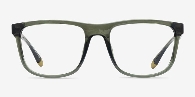 Armani Exchange AX3101U Transparent Green Eco-friendlyEyeglass Frames from EyeBuyDirect, Front View