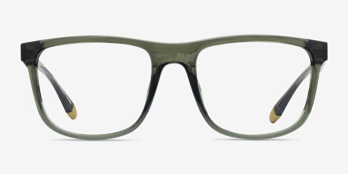 Armani Exchange AX3101U Transparent Green Éco-responsable Montures de lunettes de vue d'EyeBuyDirect