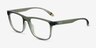 Armani Exchange AX3101U Transparent Green Eco-friendlyEyeglass Frames from EyeBuyDirect, Angle View