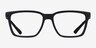 Armani Exchange AX3103 Matte Black Eco-friendlyEyeglass Frames from EyeBuyDirect, Front View