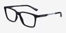 Armani Exchange AX3103 Matte Black Eco-friendlyEyeglass Frames from EyeBuyDirect, Angle View