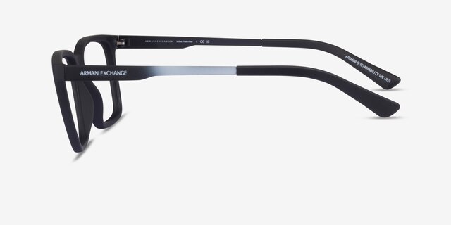 Armani Exchange AX3103 Matte Black Eco-friendlyEyeglass Frames from EyeBuyDirect, Side View