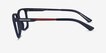 Armani Exchange AX3103 Matte Navy Alternative MaterialsEyeglass Frames from EyeBuyDirect, Side View