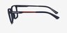 Armani Exchange AX3103 Matte Navy Éco-responsableMontures de lunettes de vue d'EyeBuyDirect, Vue de Côté