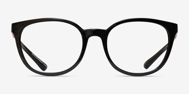 Armani Exchange AX3104 Shiny Black AcetateEyeglass Frames from EyeBuyDirect, Front View