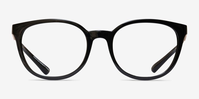 Armani Exchange AX3104 Shiny Black Acetate Eyeglass Frames from EyeBuyDirect