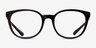 Armani Exchange AX3104 Shiny Black AcetateEyeglass Frames from EyeBuyDirect, Front View