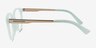 Armani Exchange AX3104 Milky Green AcetateEyeglass Frames from EyeBuyDirect, Side View