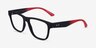 Armani Exchange AX3105 Matte Black Eco-friendlyEyeglass Frames from EyeBuyDirect, Angle View