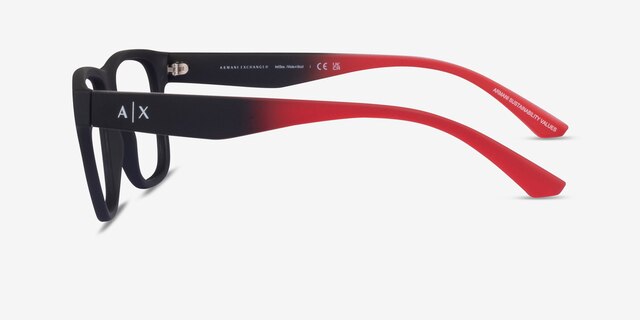 Armani Exchange AX3105 Matte Black Eco-friendlyEyeglass Frames from EyeBuyDirect, Side View