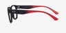 Armani Exchange AX3105 Matte Black Eco-friendlyEyeglass Frames from EyeBuyDirect, Side View