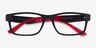 Armani Exchange AX3106 Matte Black Eco-friendlyEyeglass Frames from EyeBuyDirect, Closed View