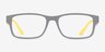 Armani Exchange AX3106 Matte Gray Eco-friendlyEyeglass Frames from EyeBuyDirect, Front View