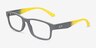 Armani Exchange AX3106 Matte Gray Eco-friendlyEyeglass Frames from EyeBuyDirect, Angle View