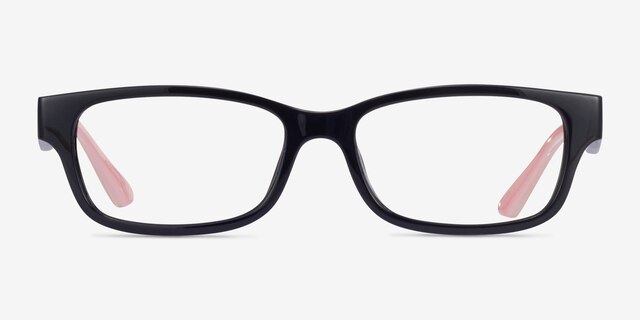 Armani Exchange AX3107U Shiny Black Eco-friendlyEyeglass Frames from EyeBuyDirect, Front View