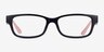 Armani Exchange AX3107U Shiny Black Eco-friendlyEyeglass Frames from EyeBuyDirect, Front View