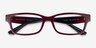 Armani Exchange AX3107U Dark Red Eco-friendlyEyeglass Frames from EyeBuyDirect, Closed View