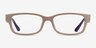 Armani Exchange AX3107U Matte Brown Eco-friendlyEyeglass Frames from EyeBuyDirect, Front View