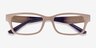 Armani Exchange AX3107U Matte Brown Eco-friendlyEyeglass Frames from EyeBuyDirect, Closed View