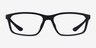 Armani Exchange AX3108U Matte Black Eco-friendlyEyeglass Frames from EyeBuyDirect, Front View